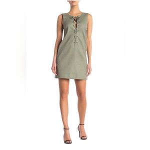 #131 Kendall & Kylie Lace Up Tunic Dress Size Small NWT